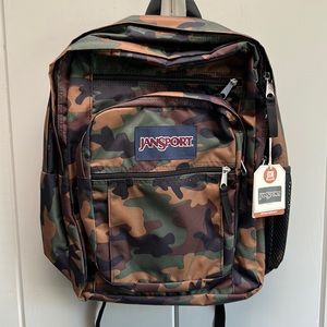 Camo Jansport Big Student Backpack Surplus Camo